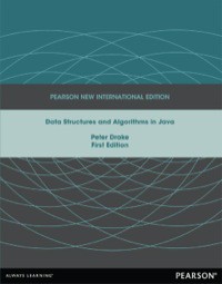 Data Structures and algorithms in java, 1st edition