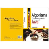 Algoritma & pemrograman menggunakan Java