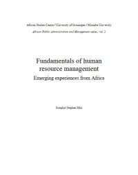 Fundamentals of human resource management