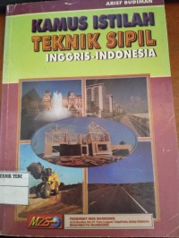 Kamus istilah teknik sipil: Inggris-Indonesia
