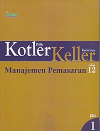 Manajemen pemasaran, jilid 1